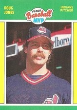 Doug Jones 1989 Fleer Baseball MVPs 23 Cleveland Indians Baseball Card