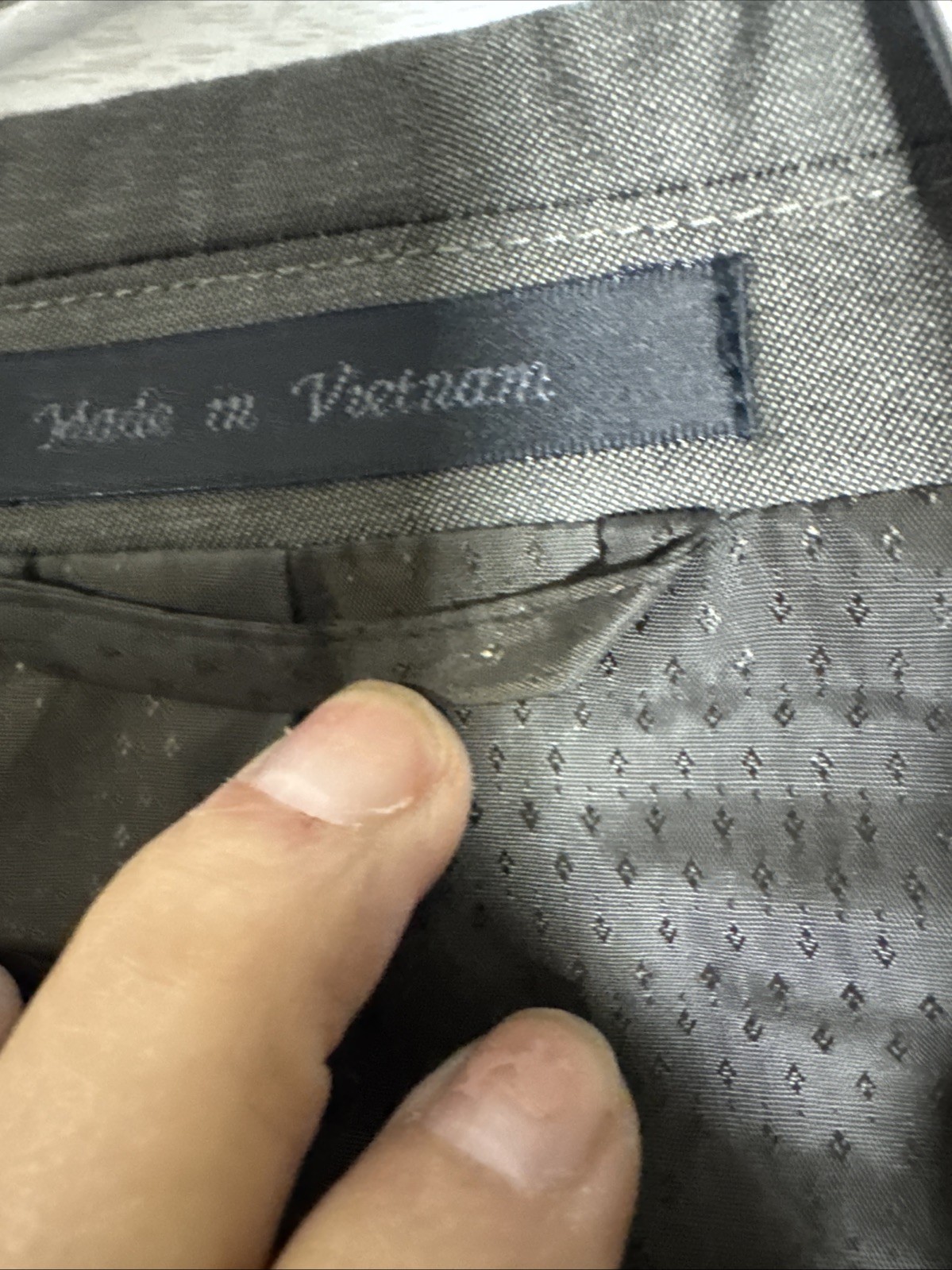 Sean John brown polyester blend two-button Blazer… - image 4