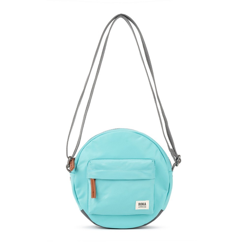 Roka Paddington B Recycled Nylon Small Crossbody Bag Aquatic Awe