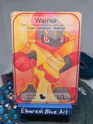 Krieger 1/1 Rote Kreatur - Pokemon Armarouge - Custom MTG Token