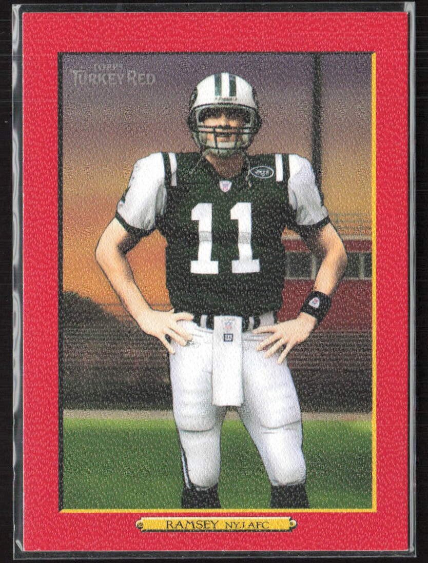 2006 Topps Turkey Red #49 Patrick Ramsey Red New York Jets (DD)