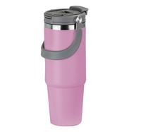 Cucinova Thermobecher 900Ml [Mit Henkel] Trinkflasche Mit Strohhalm