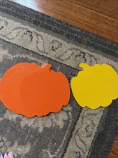 13 Cardstock Pumpkins Fall Cut Outs