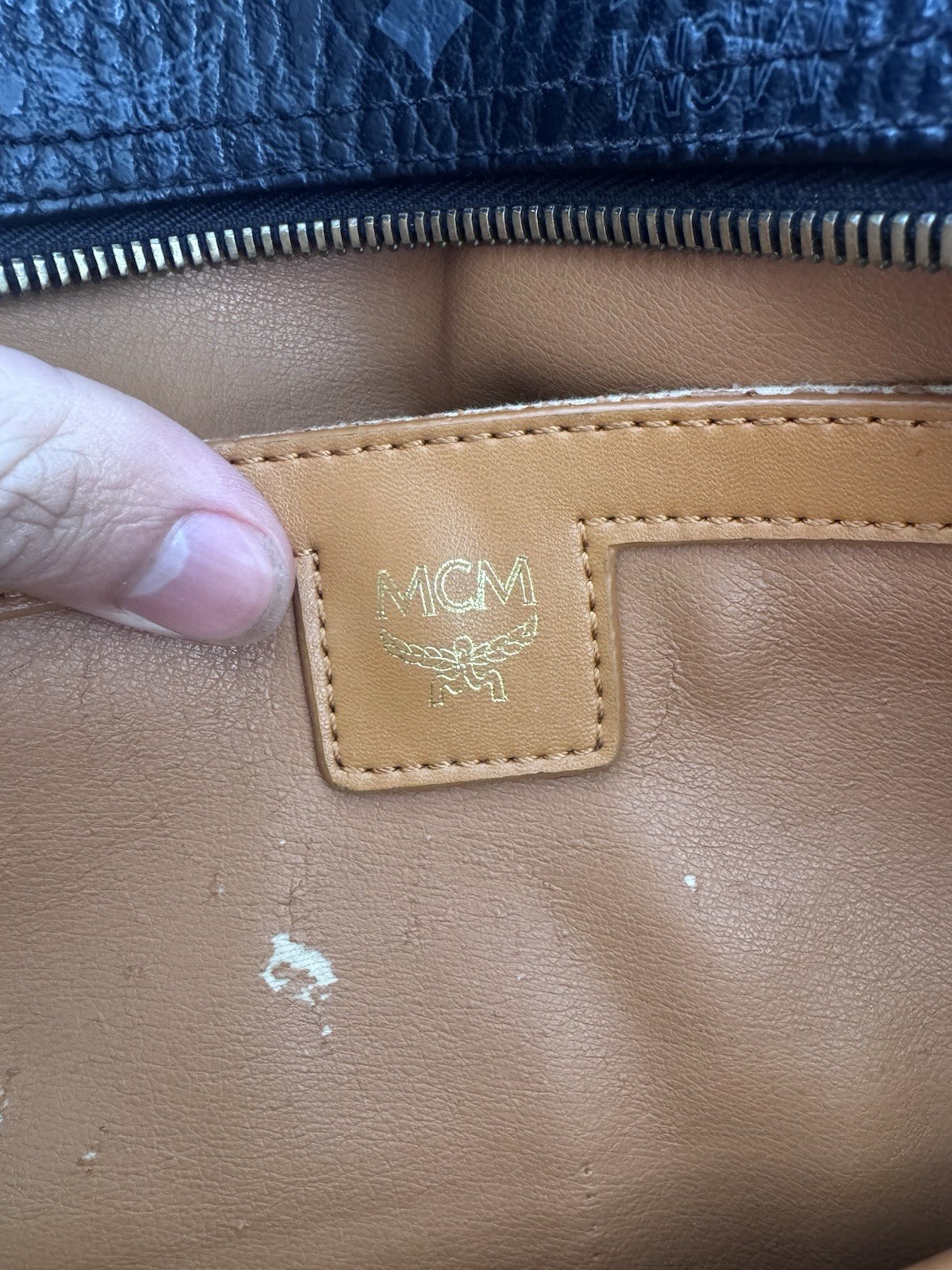 MCM Large Black Backpack Side Studs - image 13