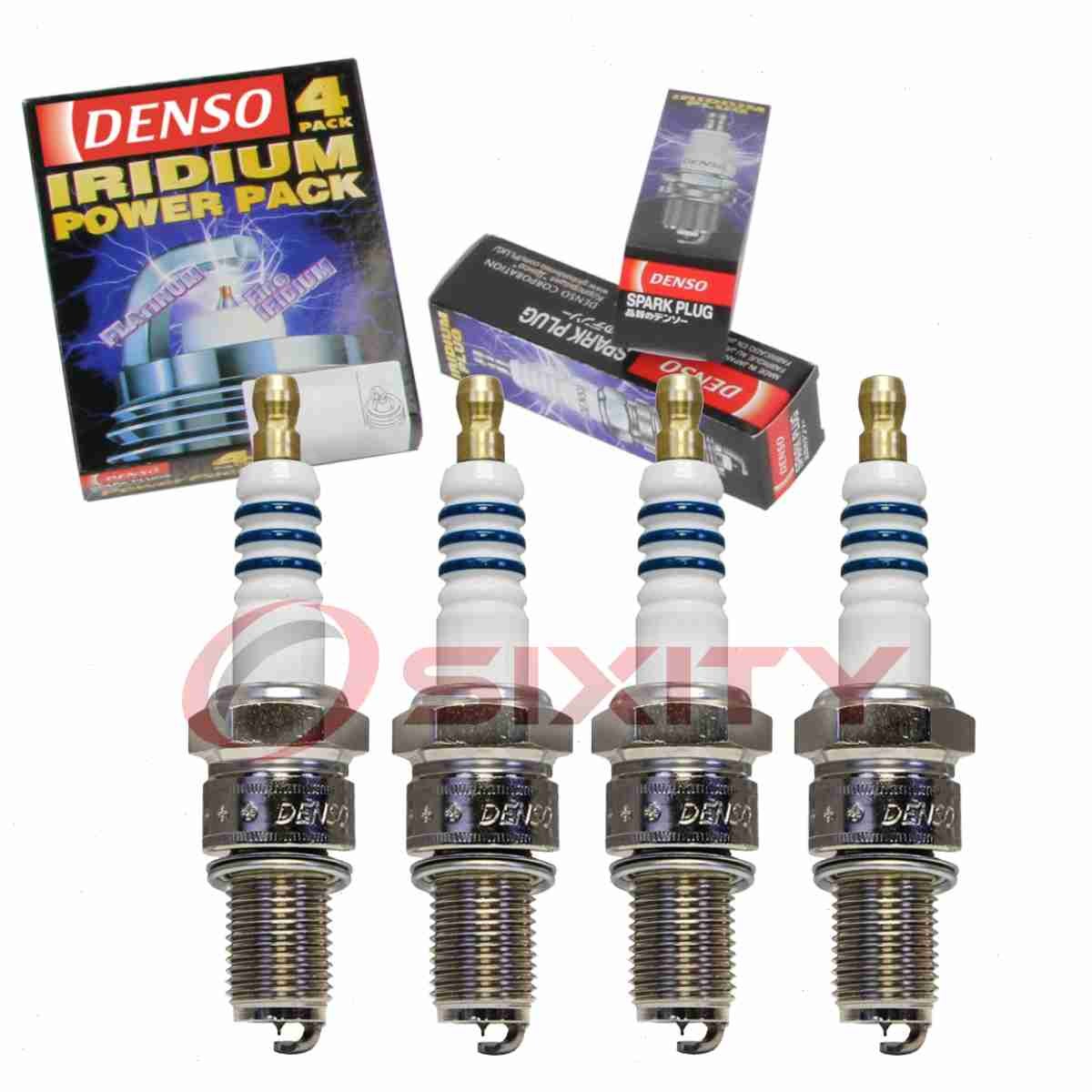 4 pc Denso Iridium Power Spark Plugs for 1960-1964 Porsche Carrera 2.0L H4 mz