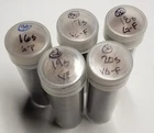 Five Rolls Early San Fran Lincoln Wheat Cents...16s, 17s, 18s, 19s, 20s, G to VF