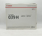 Canon 039H 0288C001 Black Toner Cartridge – Genuine OEM for imageCLASS