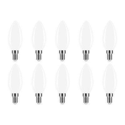Modee E14 LED Filamentlampe 7W 806lm 2700K Warmweiß Mattiert 10 Stück