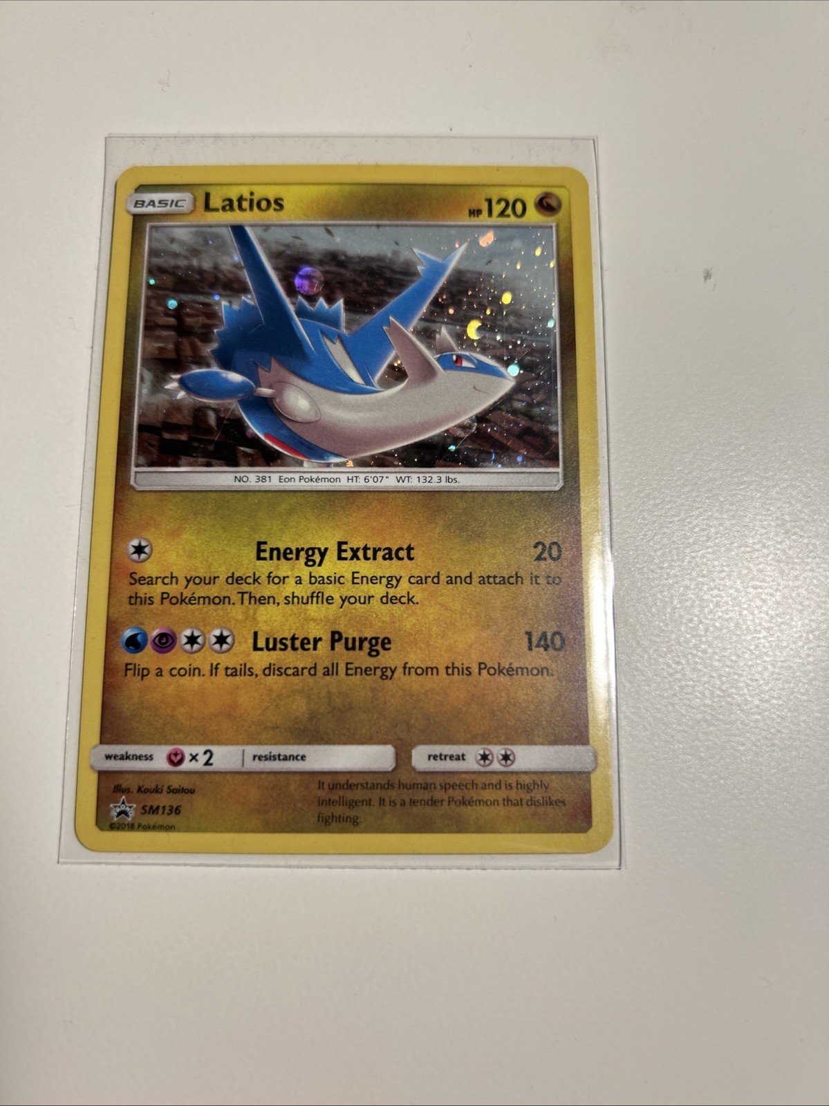 Pokémon TCG - Latios SM136 - Sun & Moon Promos - Holo