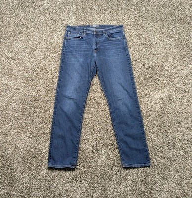 Revtown Jeans Mens 36x32 Blue Straight Leg Stretch Decade Denim Sharp Classic