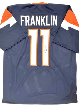 #ad Troy Franklin Signed Denver Broncos Jersey Beckett Witnessed BAS COA Auto XL $79.00