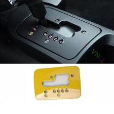 Middle Console Gear Shift Panel Trim For Volkswagen Beetle 2003-12 Bright Yellow