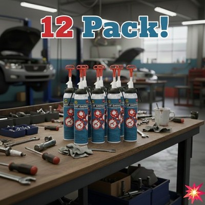 12 Pack - ZEP Gasket Maker 7.25 oz Cartridge Red - 143201