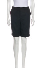 Stella McCartney black knee length shorts Sz M