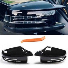 2x Schwarz Glänzend Außenspiegel Spiegelkappen Für Benz E W212 W246 C W204 W221