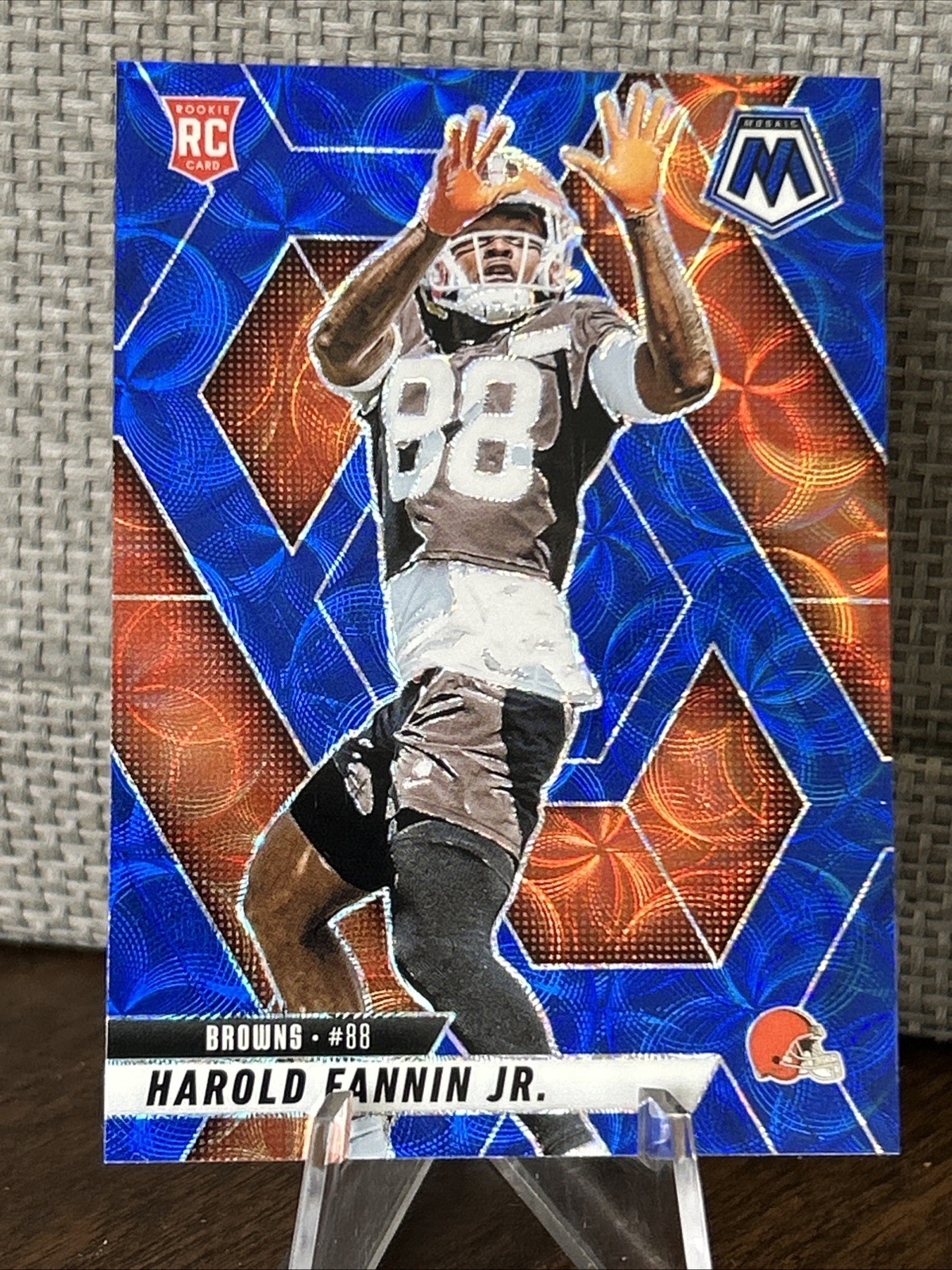 2025 Panini Mosaic Harold Fannin Jr Blue Scope Rookie Card #384