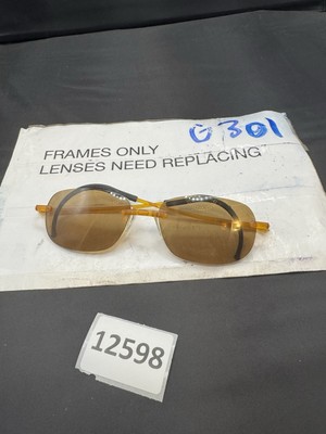 SWISSFLEX EYEPHORICS Brown Clear Rimless Eyeglasses Frames Only