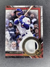 Nico Hoerner 2022 Topps Museum Collection Meaningful Patch 1/25 SSP #MMR2-NH