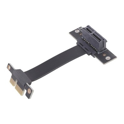 Long PCIE3.0 1x Cable Enabling Flexible Component Placement and Better Cooling
