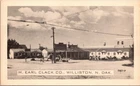 H. Earl Clack Co. Williston North Dakota Roadside Motel Linen Postcard