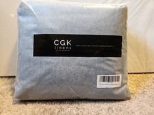 Microfiber CGK Linens 4Pc Bed Sheets FULL, Heathered Blue Brand New Ultra Soft