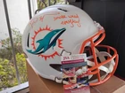Ricky Williams Autographed Miami Dolphins Full Size Riddel Helmet JSA Certified