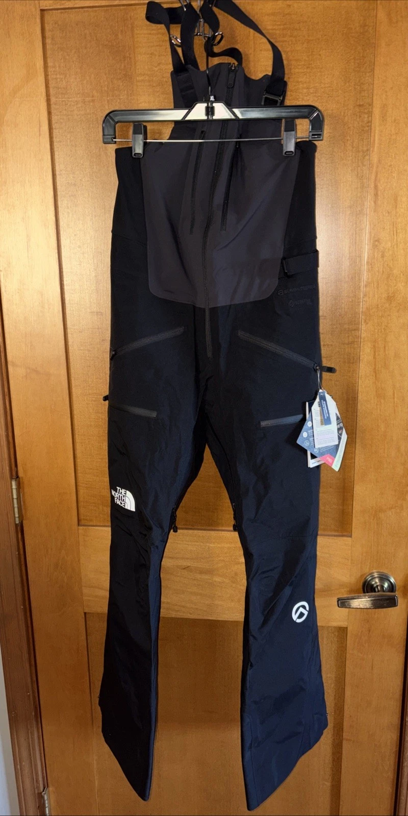 The North Face Womens Summit Tsirku GTX Pro Bib Pants - Black - Size XXLong