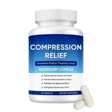 Relify Compression Relief Capsules, 1000mg Magnesium Complex Supplement 90 Capsu 0.16 per thousand milligrams