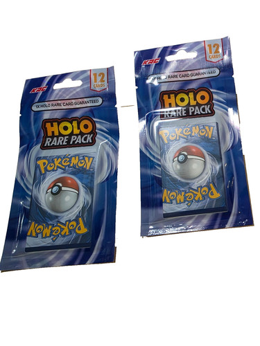 KRC Holo Rare Pack Pokemon 12 Cards 2 packs