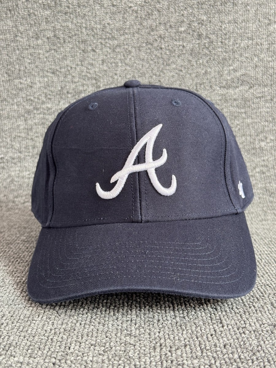 '47 Brand Atlanta Braves Dad Hat Strapback Navy Cap