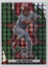 2022 Panini Mosaic Rookies Green Mosaic Prizm Lars Nootbaar #243 k6j