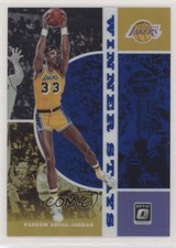 2019 Donruss Optic Winner Stays Blue Prizm 51/85 Kareem Abdul-Jabbar #3 HOF 0c3