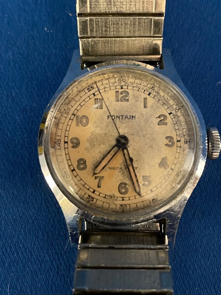 VTG Helbros Swiss  Wristwatch – Self-Winding 401 48  w/ Speidel Band - Image 4 of 4