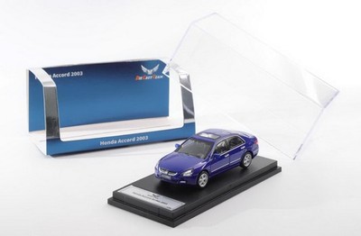 DCT 1/64 Scale  Accord 7th Generation 2003 Blue Diecast Car Model Toy