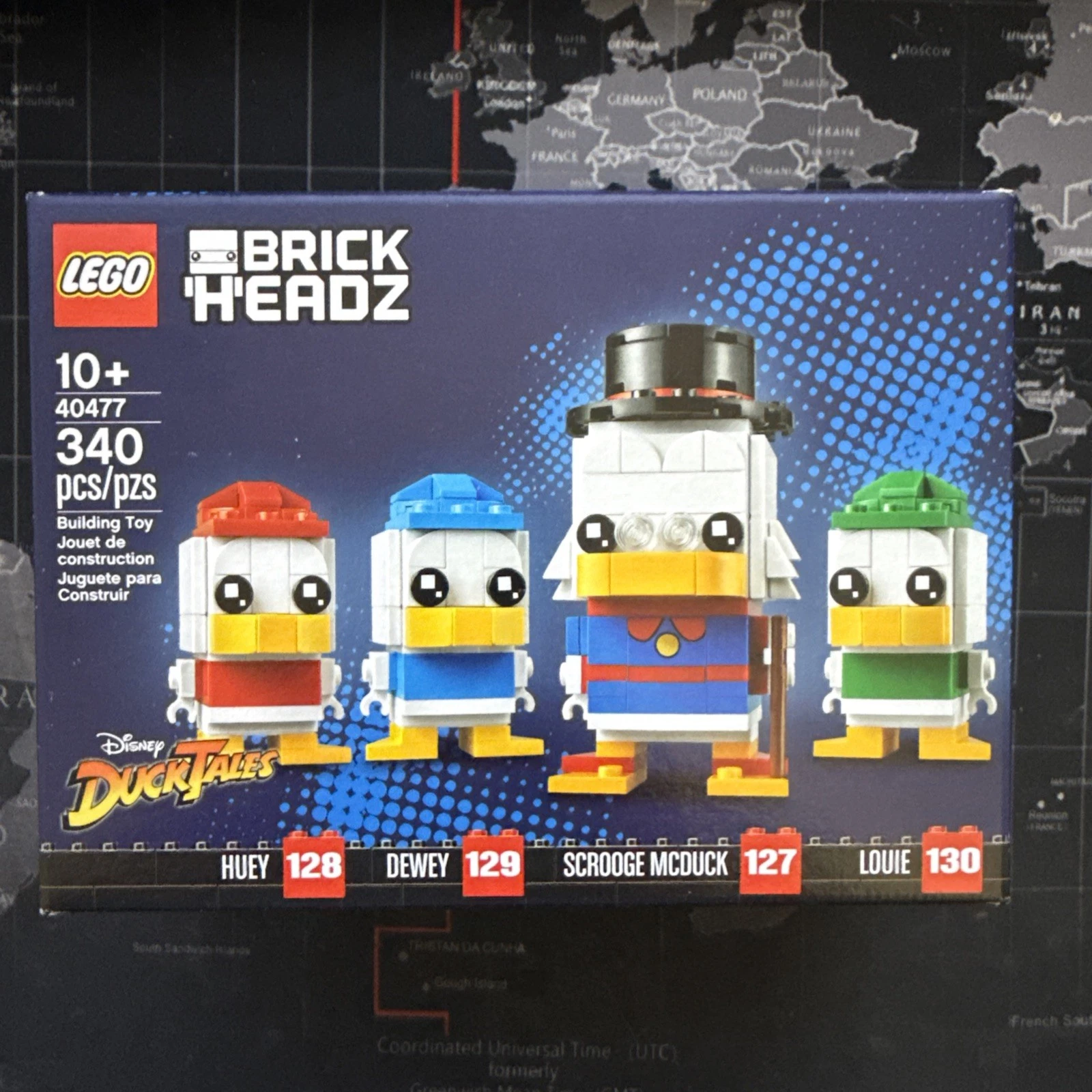 LEGO 40477 BRICKHEADZ Scrooge McDuck, Huey, Dewey & Louie New Sealed Retired