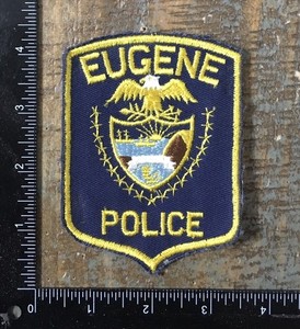 Vintage Eugene Police Department Oregon Shoulder Patch OR Twill