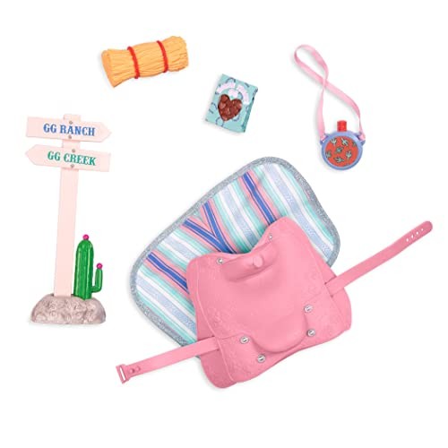 Ensemble d'équitation Glitter Girls : accessoires sentiers équestres poupée et poney 36cm