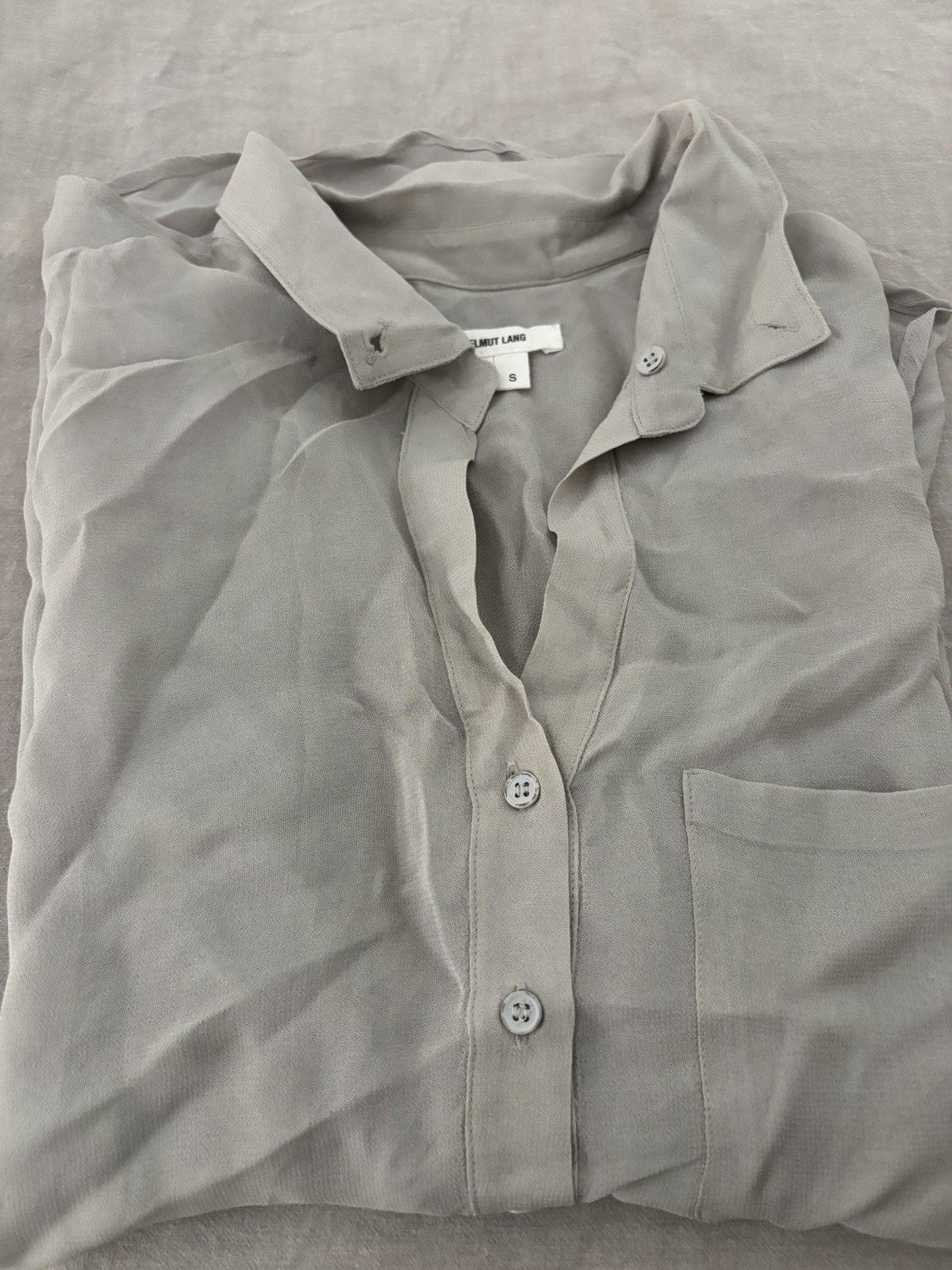 Helmut Lang Collared Button Long Sleeve Size S - image 2