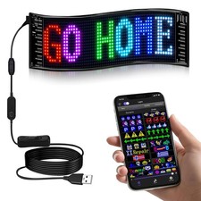Programmable Car Sign Message Scrolling LED Display for Indoor Flexible A...