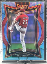 Panini 2025 Select Chase Burns Reds Light Blue Prizm RC #94/199