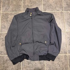 Bobby Jones Full Zip Bomber Jacket Plaid Lined Black Size XL