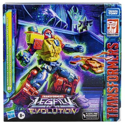 transformers legacy evolution armada universe powerlinx hot shot and Jolt