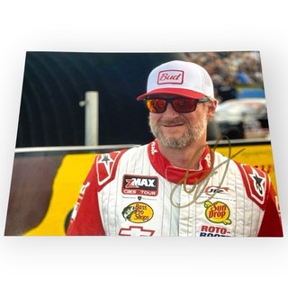 Dale Earnhardt Jr BUDWEISER LATE MODEL BASEBALL CARS SERIES signed 8x10 photo