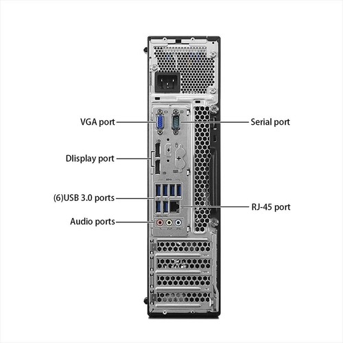 Lenovo ThinkCentre M910S SFF I5 32 GB 960gb Desktop-Computer Deskt Aufbereitet - Bild 5 von 7