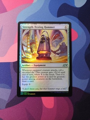 Strength-Testing Hammer - Foil | *% Off 2+ | Unfinity | NM | MTG