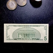 💎 1999 $5 FRN ✨ Star ✨ Note BE/* Block A/U Crisp RARE Alin. ERROR see Pics