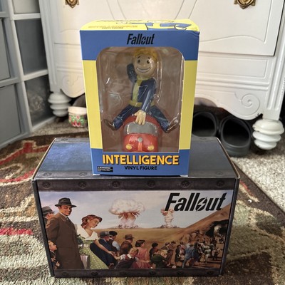 Fallout Intelligence Vinyl Figure CultureFly Damaged Box Bethesda 2018 And Box