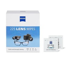 ZEISS Individual Wrapped Wipes Pre-Moistened Eye Glass Cleaner 225 Count