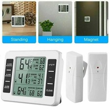 Funk Digital Kühlschrank Thermometer Gefrier...