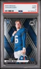 2025 Panini Mosaic Football #288 Jaxson Dart Variation Rookie RC PSA 9 Giants